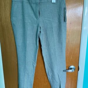 NWT Loft Grey Slim Marisa Size 12